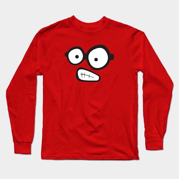 Angry Boy Long Sleeve T-Shirt by graphicganga